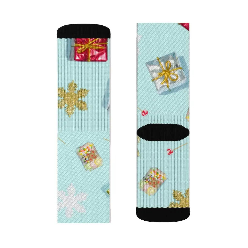 Holiday Gifts Novelty Socks Yellow Pandora