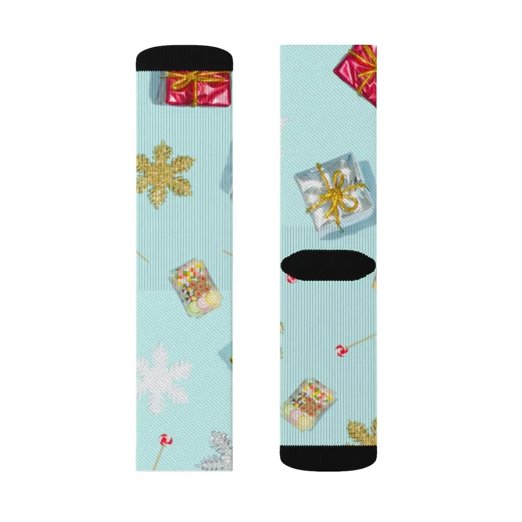 Holiday Gifts Novelty Socks Yellow Pandora