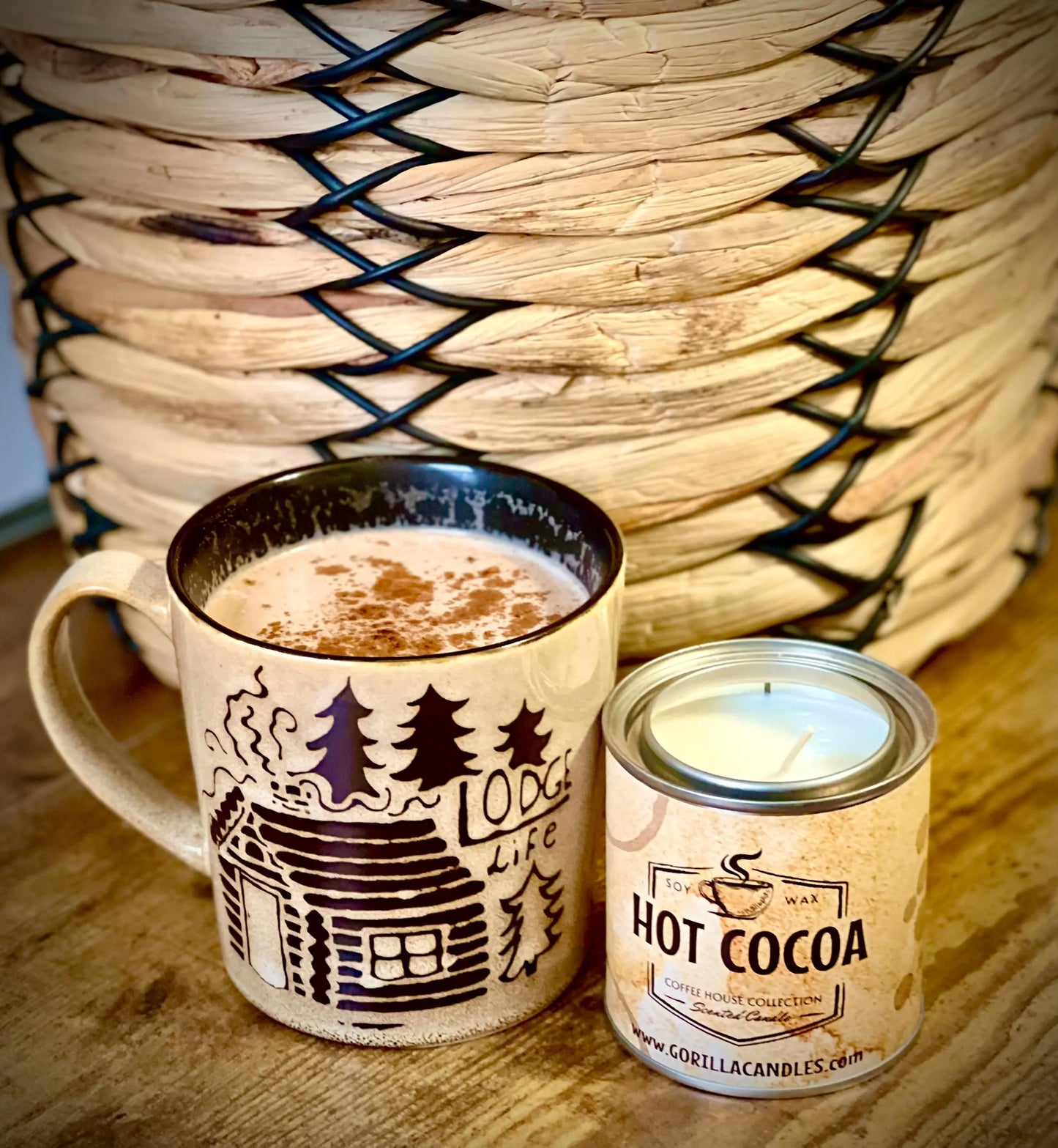 Hot Cocoa Scented Candle Indigo Tethys
